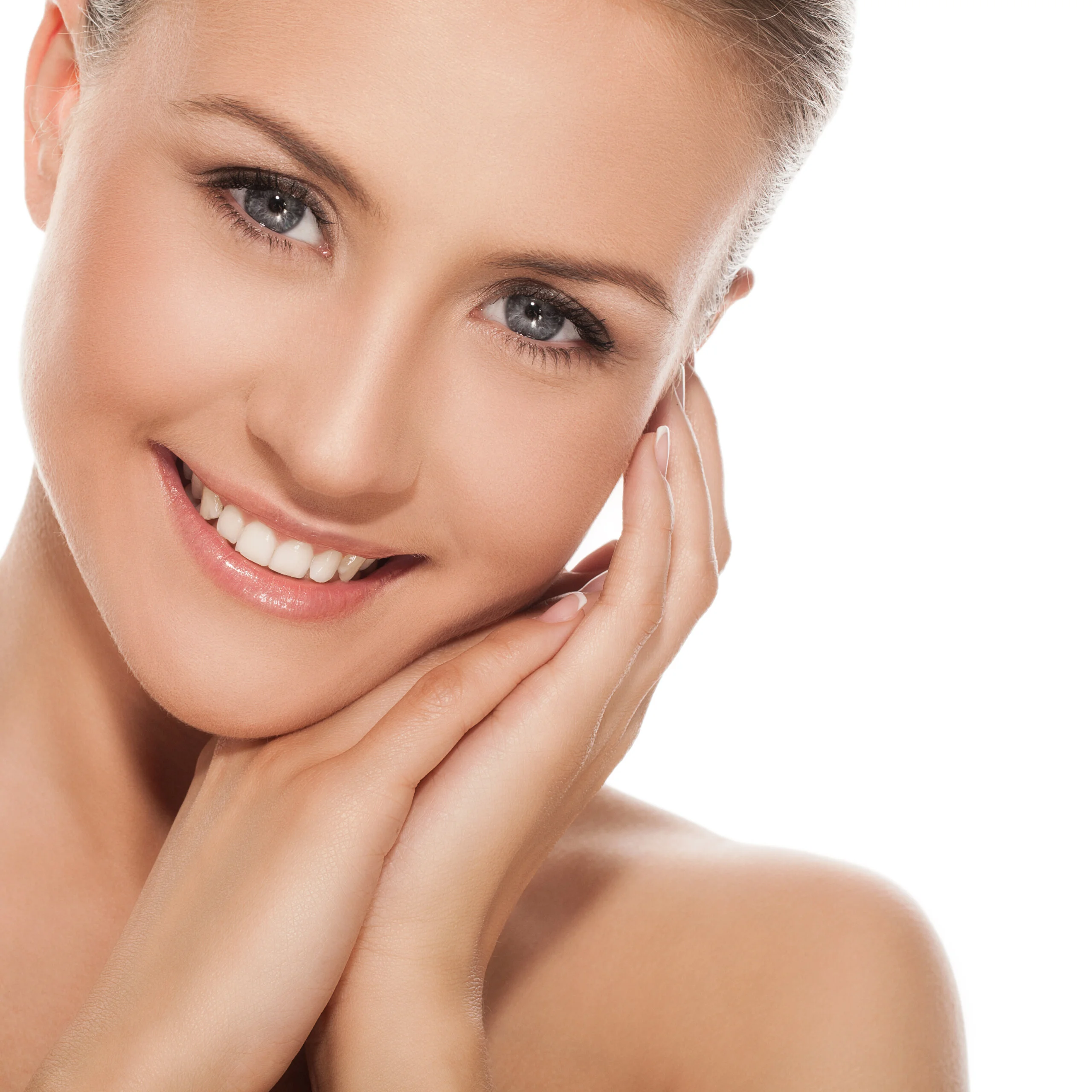 potenza women with glowing skin smiling